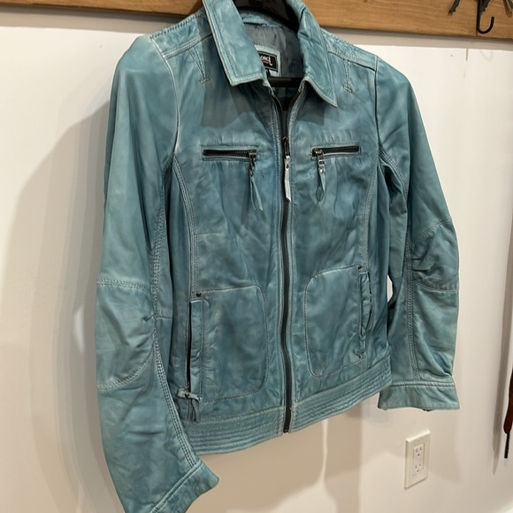 Plonge genuine leather distressed jacket - Picture 2 of 7